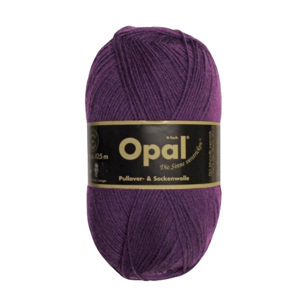 Opal Sock Yarn 3072 - Violet Opal | Uni | Sock Wool | Solid Colours | 4-Ply