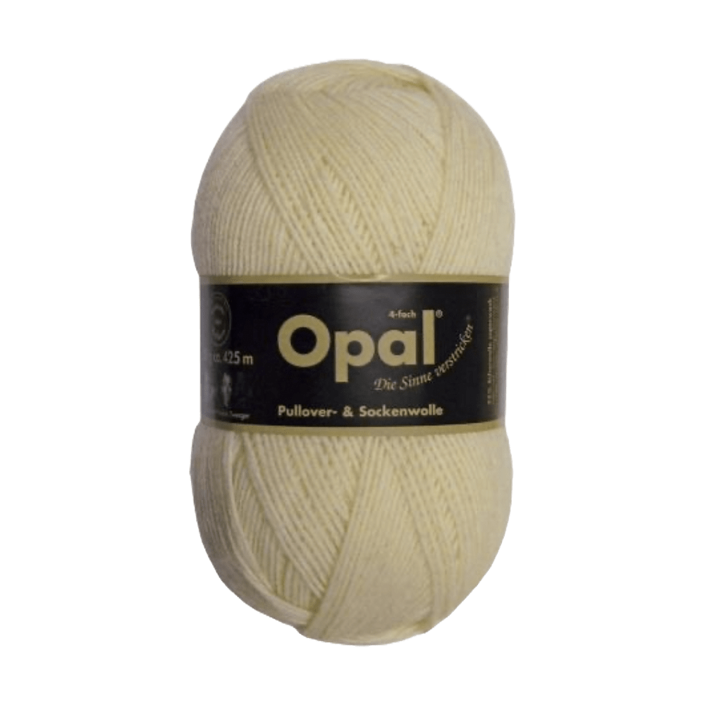 Opal Sock Yarn 3081 - Natural Opal | Uni | Sock Wool | Solid Colours | 4-Ply