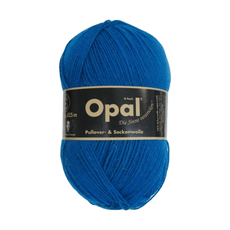 Opal Sock Yarn 5188 - Blue Opal | Uni | Sock Wool | Solid Colours | 4-Ply