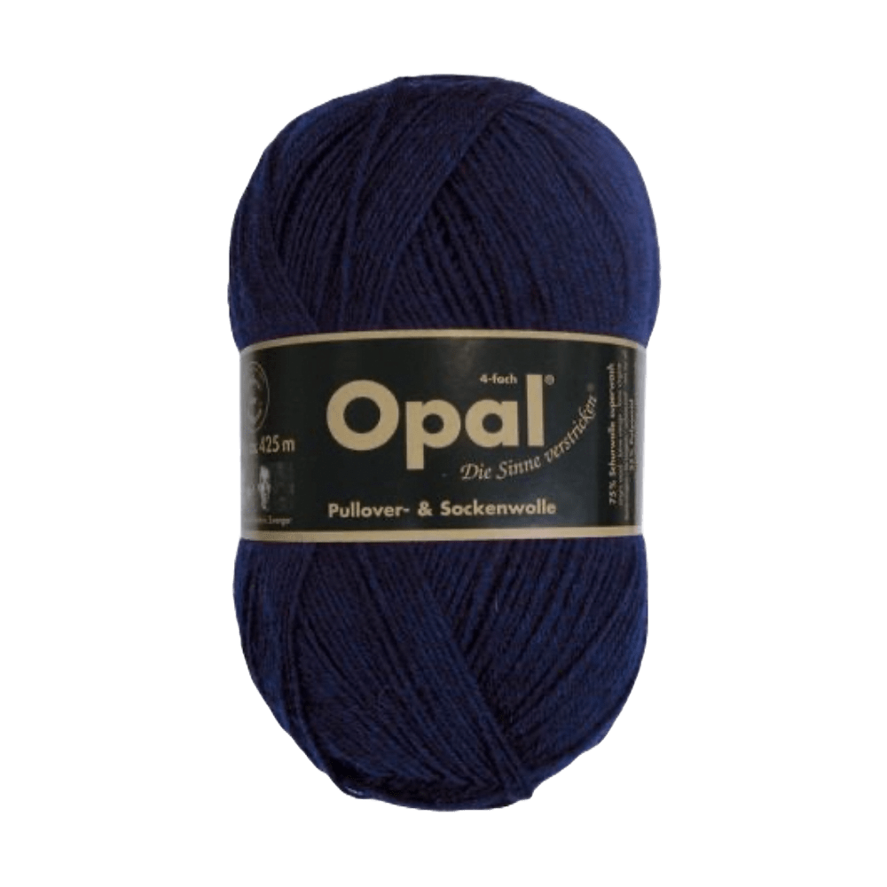 Opal Sock Yarn 5190 - Marine Opal | Uni | Sock Wool | Solid Colours | 4-Ply