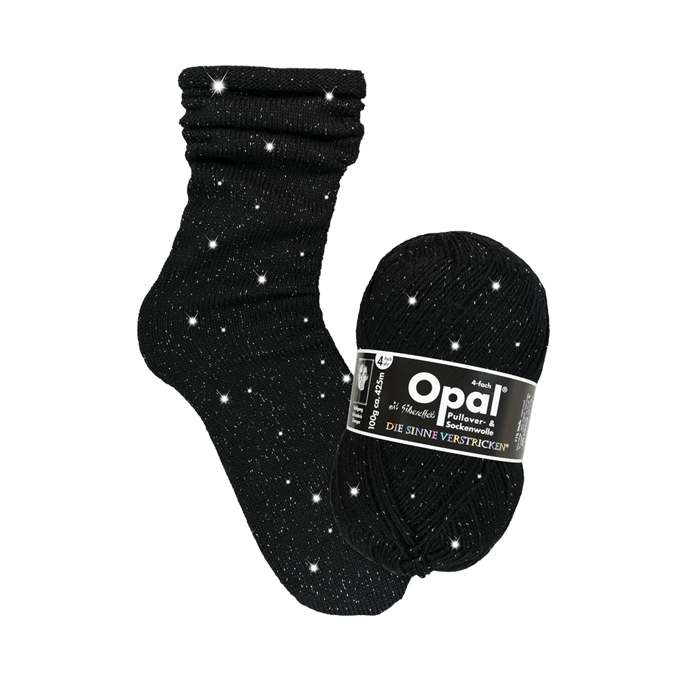 Opal Sock Yarn Opal | Sock Wool | Moonlight Sparkle | 4-Ply