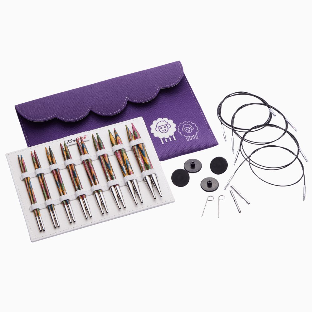 KnitPro | Symfonie | Deluxe 13cm Interchangeable Circular Knitting Needle Set