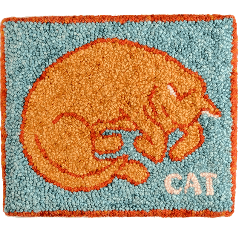 Oxford Rug Company rug punch needle Oxford Rug Company | Punch Needle Kit | Cat