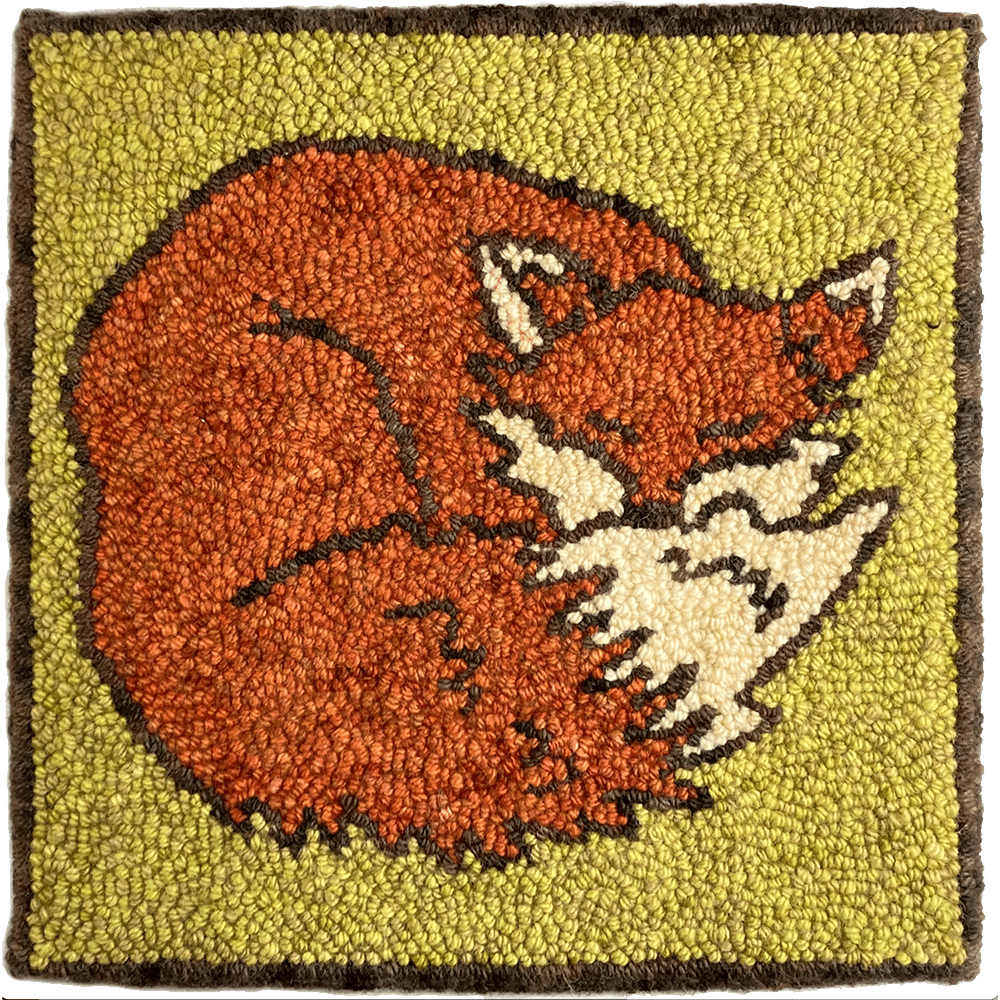 Oxford Rug Company rug punch needle Oxford Rug Company | Punch Needle Kit | Fox