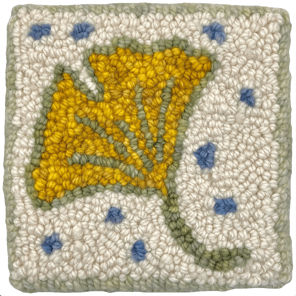 Oxford Rug Company rug punch needle Oxford Rug Company | Punch Needle Kit | Gingko
