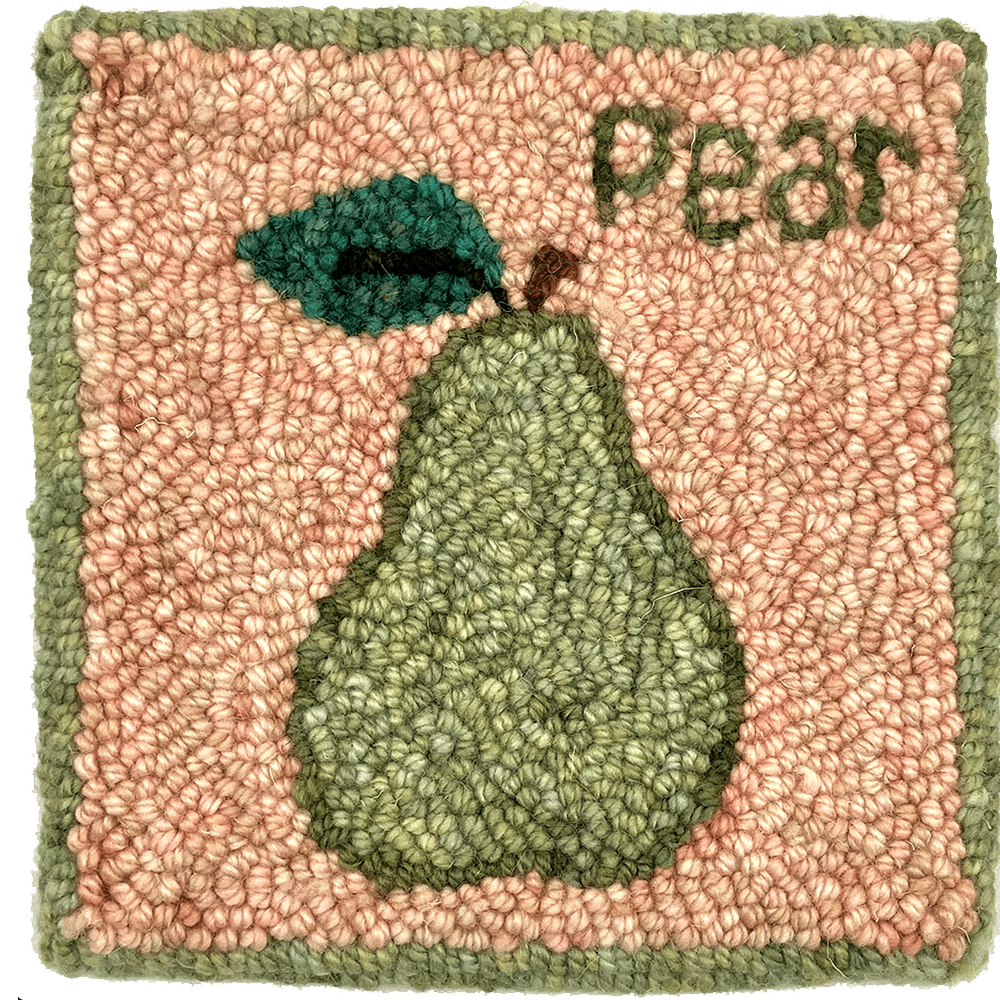 Oxford Rug Company rug punch needle Oxford Rug Company | Punch Needle Kit | Pear (Peach)