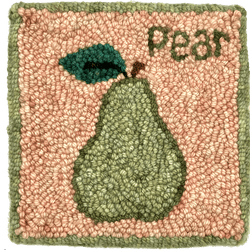 Oxford Rug Company rug punch needle Oxford Rug Company | Punch Needle Kit | Pear (Peach)