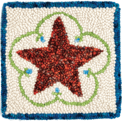 Oxford Rug Company rug punch needle Oxford Rug Company | Punch Needle Kit | Red Star
