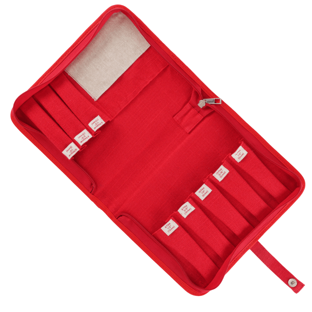 Oxford Rug Company rug punch needle Scarlet Red Oxford Rug Company | Punch Needle Case