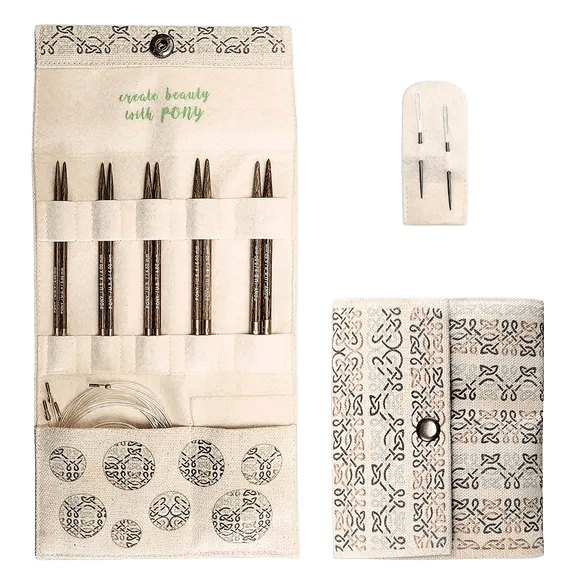 Pony Knitting Needle Pony | Belle Perfect Interchangeable Knitting Needle Tips Set 10.5cm