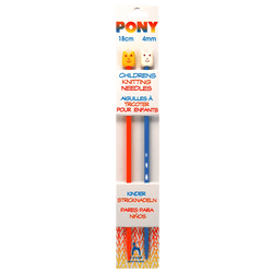 Pony Knitting Needles 4.00mm Pony | Children's Knitting Needles | Plastic | 18cm