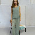 NARA Slipover Pattern Kit in AMIRA by LANGYARNS | Fatto a Mano 284-004