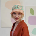 FLORENTINE Crochet Hat Pattern Kit in CREALINO by LANGYARNS | Fatto a Mano 288-010