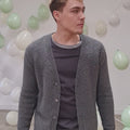 ADAM Men's Cardigan Pattern Kit in LAMBSWOOL by LANGYARNS | Fatto a Mano 278-011