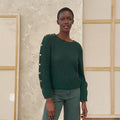 JETTE Poncho Sweater Pattern Kit in CASHMERE PREMIUM by LANGYARNS | Fatto a Mano 290-014