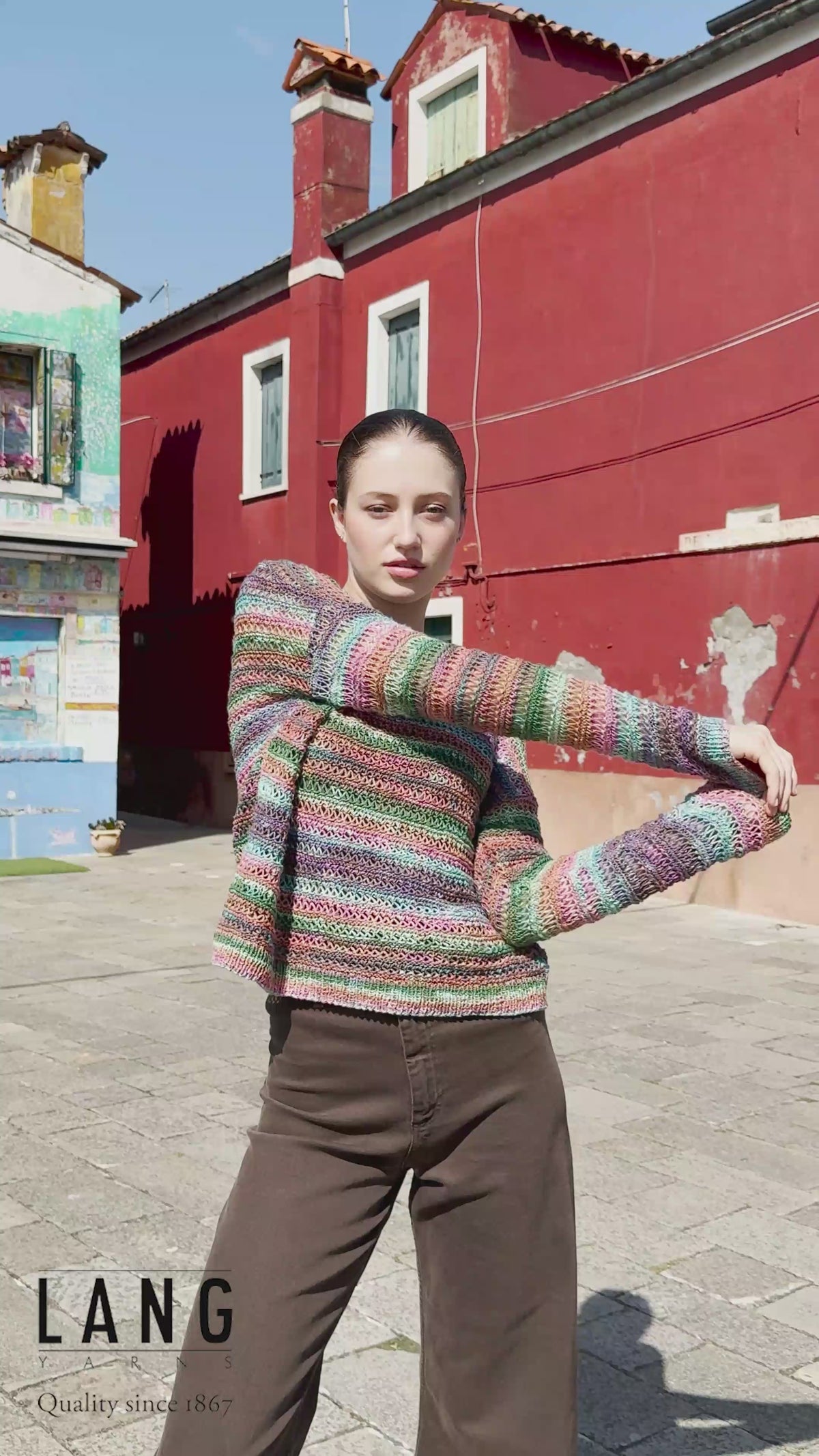 DAY Sweater Pattern Kit in ETERNITY by LANGYARNS | Punto 91-002