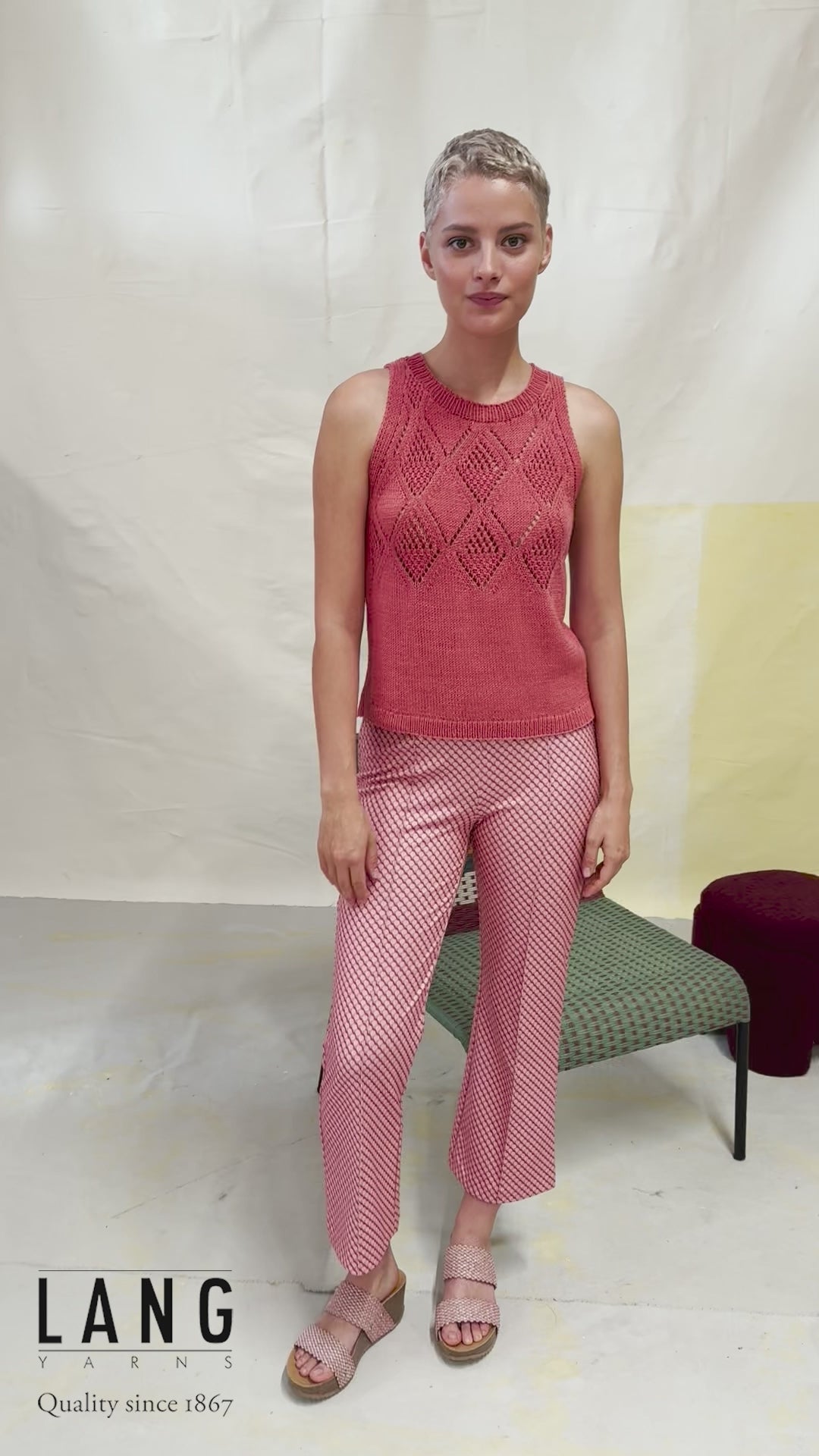 NANE Top Pattern Kit in OCEANIA by LANGYARNS | Fatto a Mano 284-060