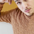 ADRIAN Men's Sweater Pattern Kit in OCEANIA by LANGYARNS | Fatto a Mano 280-034