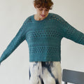 GINNY Sweater Pattern Kit in OCEANIA by LANGYARNS | Fatto a Mano 280-062