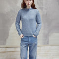 XERINA Sweater Pattern Kit in LUMA by LANGYARNS | Fatto a Mano 290-072