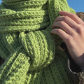 BOTANICAL-BOOST Scarf Pattern Kit in GLORY by WOOLADDICTS | WOOLADDICTS #13-003