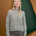 YASMINE Sweater Pattern Kit in REGINA by LANGYARNS | Fatto a Mano 286-023
