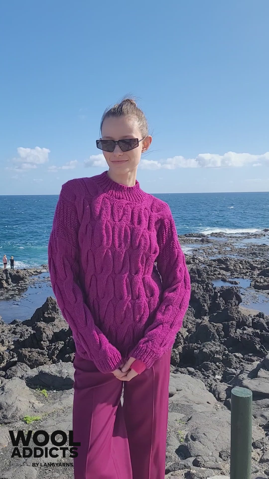 OCEANHOLIC Sweater Pattern Kit in MEMORY by WOOLADDICTS | WOOLADDICTS #11-001