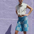 SLOW-PACED Crochet Shorts Pattern Kit in SWEET by WOOLADDICTS | WOOLADDICTS #16-005