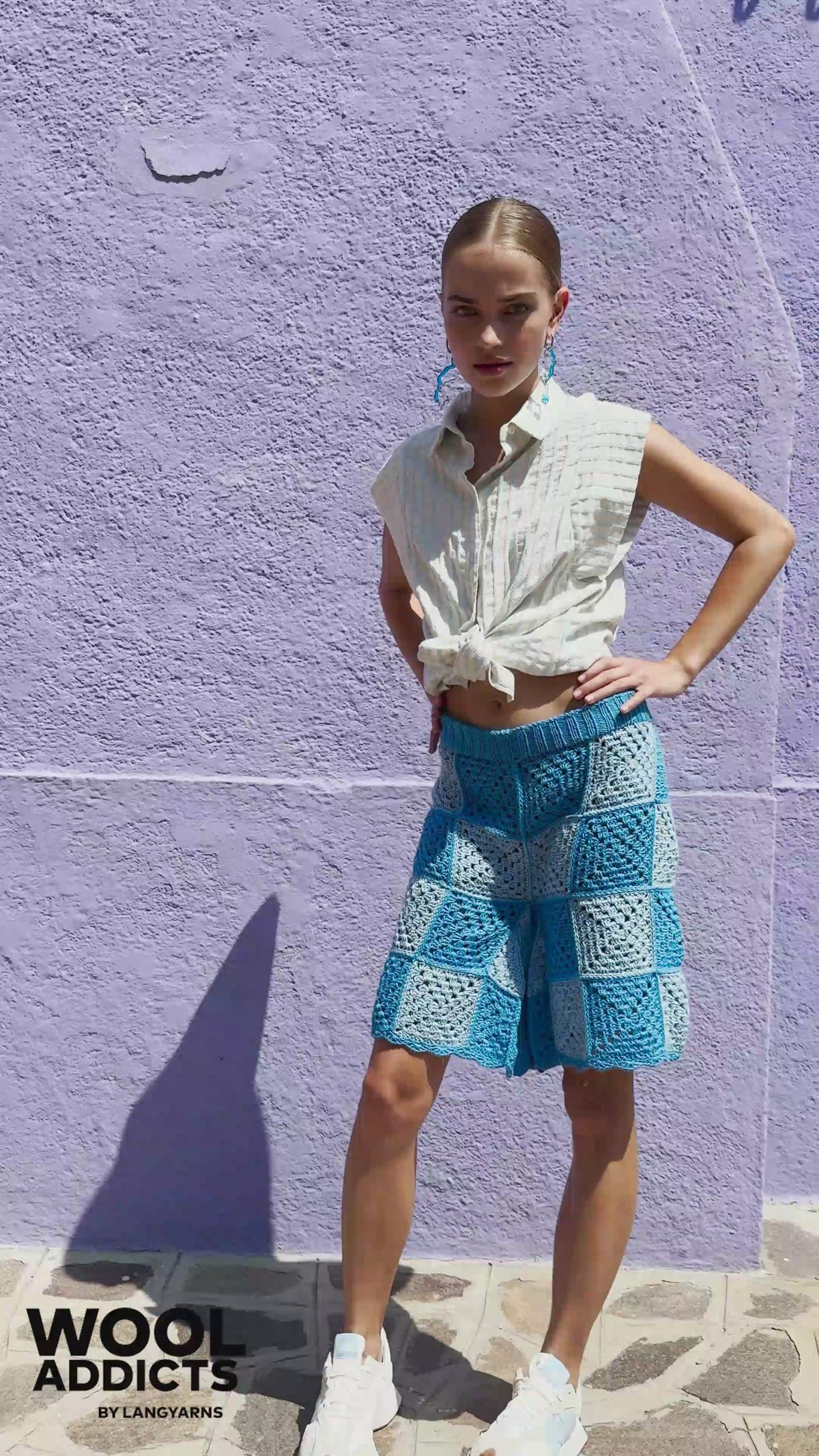 SLOW-PACED Crochet Shorts Pattern Kit in SWEET by WOOLADDICTS | WOOLADDICTS #16-005