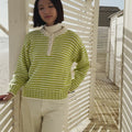 SEA-AIR Sweater Pattern Kit in MEMORY by WOOLADDICTS | WOOLADDICTS #17-021