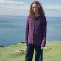 AOIFE Cardigan Pattern Kit in DONEGAL TWEED+ by LANGYARNS | Punto 87-082