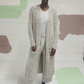 UMAMYA Coat Pattern Kit in ALPACA SOXX 4PLY WITH PAILLETTES & FLUFFY by LANGYARNS | Fatto a Mano 290-033