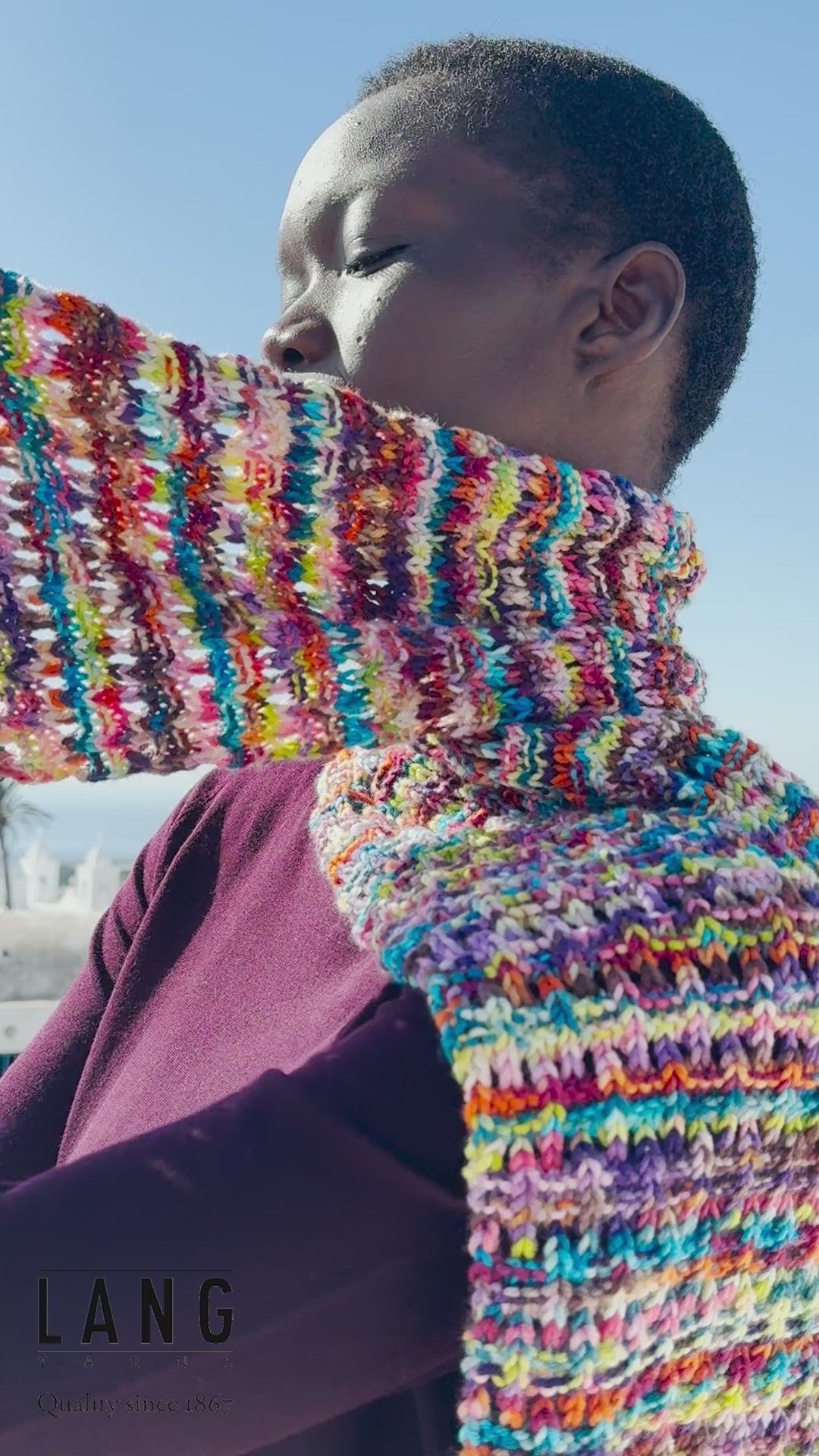 BLISSFUL-MOMENT Scarf Pattern Kit in MOVE 8PLY by WOOLADDICTS | Punto 86-021