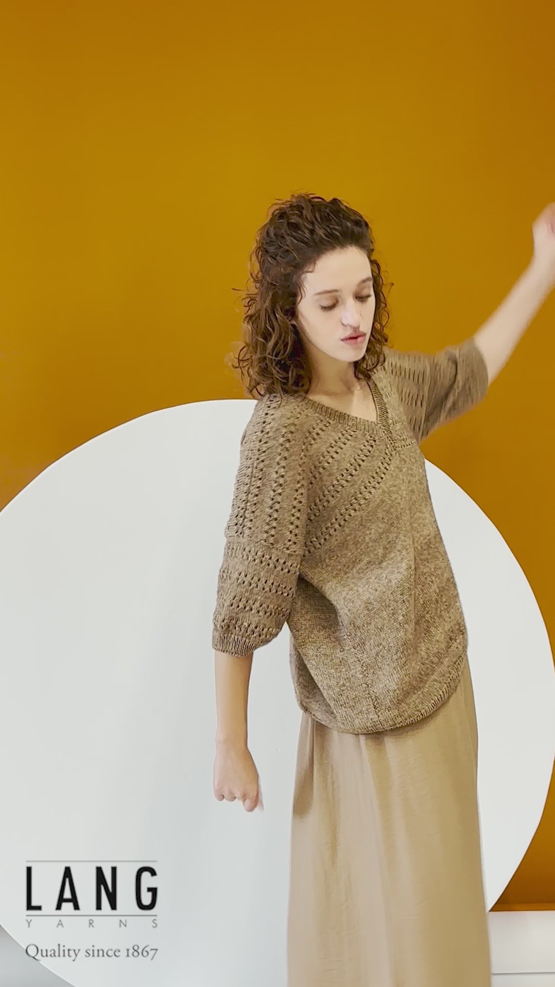 ODA Sweater Pattern Kit in VAYA by LANGYARNS | Fatto a Mano 280-026