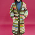 POLLY Long Cardigan Pattern Kit in CLOUD & PROMISE by LANGYARNS | Punto 93-007