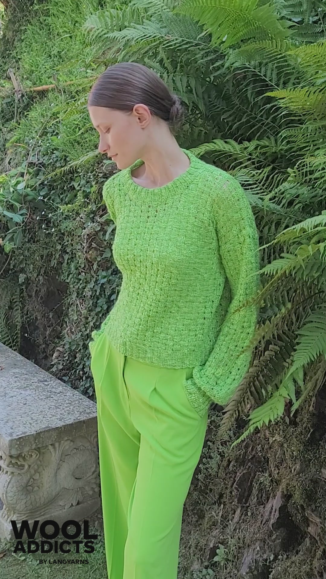 KEEP-SMILING Sweater Pattern Kit in PRIDE by WOOLADDICTS | WOOLADDICTS #10-011