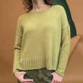 AMBER Sweater Pattern Kit in BABY ALPACA by LANGYARNS | Fatto a Mano 286-020