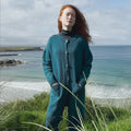 CLOVER Cardigan Pattern Kit in DONEGAL WOOLEN SPUN by LANGYARNS | Punto 87-149