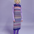 VELORA Top-down Dress Pattern Kit in CLOUD & PROMISE by LANGYARNS | Punto 93-006