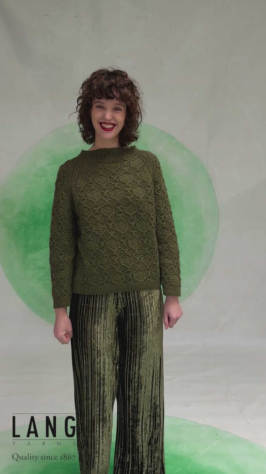 HARPER Sweater Pattern Kit in YAK by LANGYARNS | Fatto a Mano 282-038