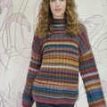 VERONICA Sweater Pattern Kit in CLOUD by LANGYARNS | Punto 73-001