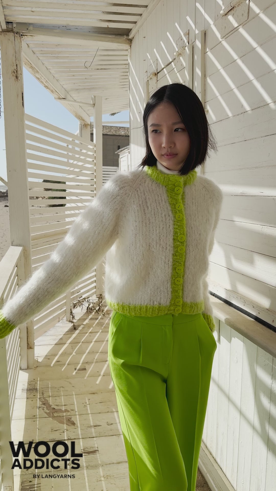 RESTFUL Cardigan Pattern Kit in DESIRE by WOOLADDICTS | WOOLADDICTS #17-018