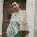 BERTINE Shawl Pattern Kit in LISBOA by LANGYARNS | Punto 82-003