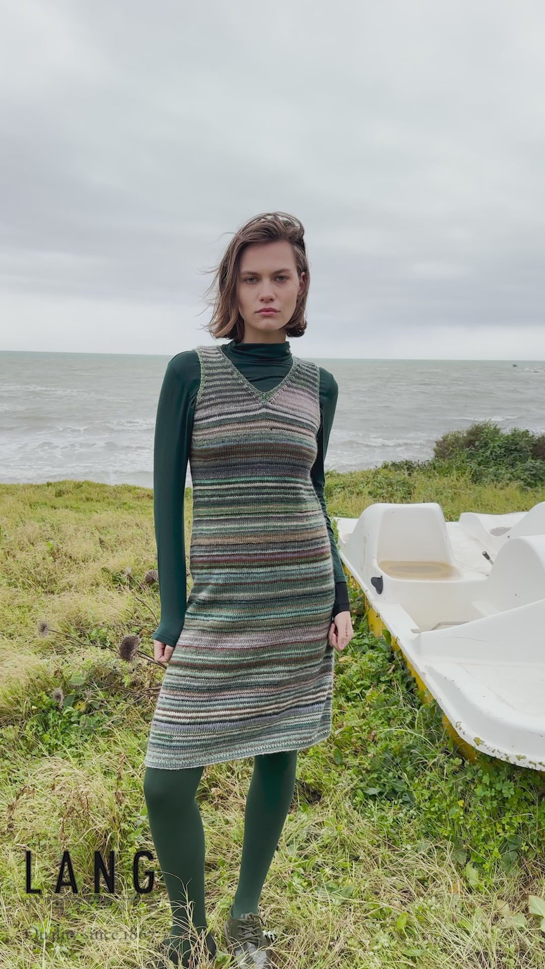 ANARA Dress Pattern Kit in INFINITY by LANGYARNS | Punto 100-009