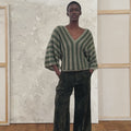 ZADA Sweater Pattern Kit in VELVET & LACE by LANGYARNS | Fatto a Mano 290-019