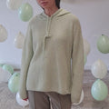 BERNADETTE Hooded-Sweater Pattern Kit in REGINA by LANGYARNS | Fatto a Mano 278-019
