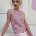 NURIA Crochet Top Pattern Kit in ANANAS by LANGYARNS | Fatto a Mano 288-001