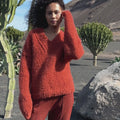 GAIAS-EMBRACE Sweater Pattern Kit in DESIRE by WOOLADDICTS | WOOLADDICTS #13-022