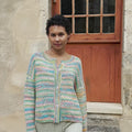 JONNA Cardigan Pattern Kit in LISBOA by LANGYARNS | Punto 82-002
