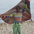 ALEXA Crochet Blanket Pattern Kit in INFINITY by LANGYARNS | Punto 85 - 227